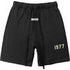 5 Colores Nuevo Niebla Multilínea Essentialszone Temporada 7 1977 Casual Holgado Terciopelo Moda Marca Pantalones Cortos para Hombre