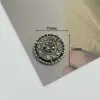 Acessórios requintados para frascos de perfume de rosa com fragrância retrô, placa de flor de temperamento, fivela de diamante, acessórios de cabelo DIY, materiais para roupas