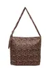 Bolso Cruzado de Estilo Japonés y Coreano con Estampado de Leopardo Ins 2024 Estilo Lazy Retro Estilo Occidental Bolso de Hombro de Lona Estudiante Todo Combinable Bolso de Tela