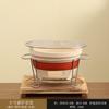 Tetera para Estufa Envolvente para Té, Horneado, Leche, Tetera de Estilo Japonés, Olla de Alta Temperatura con Asa Lateral, Uso Doméstico, Exterior, Gran Capacidad, Olla de Barro Blanco, Tetera