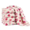 Toalha quadrada pequena de coral fleece russo estampada, pano de limpeza de cozinha de alta densidade, estampado por sublimação, não desbota facilmente, pano para lavar louça