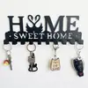 Colgador de Metal con Silueta de Letra para Guardar Llaves, Estante Decorativo, Colgador de Almacenamiento para Dormitorio