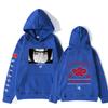 Sudadera con capucha Naruto para hombre transfronteriza 2021 Sudadera con capucha estampada Nube Roja Anime de día Sudadera holgada