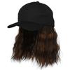 Sombrero Peluca Todo en Uno Peluca de Moda para Mujer Sombrero Bobo Bobo Todo el Año Cabello Corto Rizado Nuevo Punto Venta al por Mayor