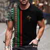 Camisetas Personalizadas da Moda para Jovens Masculinas Gola Redonda Manga Curta Comércio Transfronteiriço Camiseta Estampada 3D Fornecedor Fabricante Lote