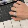 Anillo Geométrico Irregular de Diseño de Nicho para Mujer, Anillo Abierto de Alta Gama Retro Genial Elegante para el Dedo Índice