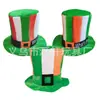 Fiesta de San Patricio Irlandesa Sombrero de Copa Verde Sombrero de Copa de Trébol Correa para el Hombro Correa de Certiquette Gafas de Ventana traje