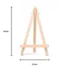 Caballete pequeño de madera de varios estilos al por mayor, soporte triangular, nuevo marco de fotos, soporte triangular, caballete de escritorio