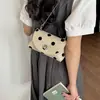 Bolsa Pequena Jeans de Bolinhas Estilo Doce e Cool Coreano para Mulheres 2026 Bolsa de Ombro com Fecho de Metal Bolsa Versátil para o Dia a Dia Bolsa de Axila