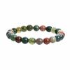Pulsera de Piedra Ágata India Retro de Venta Caliente Transfronteriza Pulsera de Cuerda con Cuentas para Hombres y Mujeres Estampado Personalizado Joyería Joyería al por Mayor