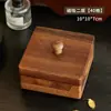 Caja de Almacenamiento para Lingotes de Oro de 10g de Madera de Nogal Maciza, Caja Coleccionadora Especial para Perlas de Oro Pequeñas de 1g