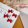Accesorios para uñas año nuevo estilo nacional parche metálico rojo perla fortuna doble felicidad decoración de uñas nupcial