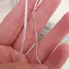 Borde de sombrero cuello de ropa estilo alambre de soporte de hilo de soporte de núcleo de aluminio envuelto en cinta plateada transparente muñeca orejas de conejo alambre de modelado