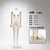 Maniquí de cuerpo entero de alta gama con cabeza, utilizado para exhibir ropa de mujer en escaparates, como accesorio de exhibición y como maniquí para mostrar prendas