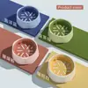 Comedero para Mascotas para Uso en Casa, Comedero para Perros, Comedero para Comida de Perro, Comedero Doble Propósito Anti-Asfixia para Gatos de Comida Lenta, Comedero Multifuncional Antiderrames para Mascotas