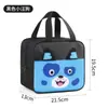 Bolsa Tote Nova Estilo Lancheira Estudante, Bolsa Térmica Quadrada Tridimensional Desenho Animado Fofo, Bolsa Térmica Lancheira com Bolsa de Gelo para Trabalhadores de Escritório