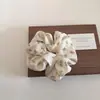 Goma para el pelo pequeña floral estilo bosque, Suave y versátil estilo coreano para coleta, Banda elástica alta duradera, Accesorio para el pelo de verano