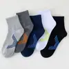 Calcetines Antibacterianos de Algodón de Xinjiang 7A para Hombre, Primavera, Otoño e Invierno, de Longitud Media para Baloncesto, Absorbentes de Sudor, Transpirables, Anti-Olor, Resistentes al Desgaste, Calcetines Deportivos