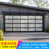 Loja de Lavagem de Carros 4S Personalizada Porta de Garagem Basculante de Vidro Transparente Porta de Elevação Industrial Porta de Enrolar Elétrica de Liga de Alumínio Fabricante