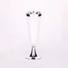 Copo de champanhe descartável de 150ML taça de plástico taça dourada taça de vinho tinto copo de sorvete ouro rosa
