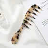 Peine de placa de ácido acético caliente transfronterizo de Europa y Estados Unidos, exquisito peine para el cabello antiestático, peine para el cabello de color con patrón de mármol de moda para mujeres