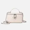 Bolsa de Mão de Luxo para Mulheres 2026 Nova Tendência Moda Acolchoada Corrente Bolsa Caixinha Versátil Bolsa Transversal
