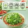Elefante Blanco Fideos de Cilantro Fideos Instantáneos Caja al por Mayor para Gente Perezosa, Comida Rápida para Dormitorio, Hojas de Fideos Verdes, Fideos de Sopa de Verduras en Bolsas