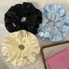 Anillo para el Cabello Doble Cremoso Estilo Ins Coreano Clásico Lindo Color Sólido Chica Dulce Accesorios para el Cabello Plisados Dulces Anillo para el Cabello