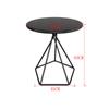 Mesa auxiliar de estilo nórdico, mesa de centro creativa, mesa de esquina de sofá simple para sala de estar, mesa auxiliar pequeña, mesa redonda de hierro para dormitorio, mini mesa