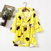 Ropa para Niños 2026 Otoño e Invierno Bata de Baño de Franela con Estampado Completo para Niños Espesa para Niños Pequeños y Medianos Niños y Niñas Ropa de Dormir de Moda