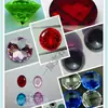Wuzhou en stock circón corte redondo crisantemo fuegos artificiales color circón gema artificial piedra desnuda joyería piedra principal venta al por mayor