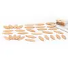 Tablero de Madera Ensamblaje Galleta Espiga Madera de Haya Espiga de Madera Tapón de Madera Pie Máquina de Espigar DIY No. 0 No. 10 No. 20 Conectores de Muebles