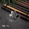 Estilo Étnico Retrô Pingente Flor de Prata do Tibete Pingente DIY Liga Colar Corrente de Suéter Acessórios de Joias Fabricante Atacado