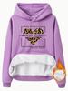 Suéter grueso con capucha y forro polar de manga larga con personalidad de temperamento informal de otoño e invierno de eBay europeo y americano para mujeres de comercio exterior