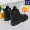 Botas infantis outono e inverno Botas Martin para meninas 2023 novas botas curtas quentes para meninas sola macia botas de estudante para crianças médias e grandes