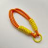 Llavero de cordón para teléfono móvil a juego de colores simple corto universal creativo adornos tejidos a mano cuerda anti-pérdida para altavoz de hervidor