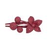 Horquilla con clip para la parte posterior de la cabeza para mujer, estilo retro, de red, roja, elegante, de alta calidad, con forma de pico de pato, accesorios para el cabello, tocado