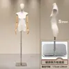 Soporte de Exhibición de Modelo de Cuerpo Plano Estilo Coreano Accesorios de Cuerpo Entero para Ropa de Mujer Pecho Plano de Cuerpo Medio Maniquí para Escaparate de Tienda de Ropa