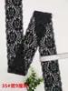 No. 93 Accesorios de Ropa DIY en Borgoña, Café, Gris, Azul Real, Morado, Negro y Blanco Borde de Encaje Elástico, Ancho 5 cm