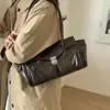 Diseño de Nicho Bolso de Hombro Casual Retro Textura Simple Bolso Tote Nuevo 2025 Invierno Bolso Cruzado para Mujer