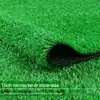 Plástico falso gramado artificial gramado carpete engenharia jardim de infância decoração ao ar livre artificial falso gramado atacado