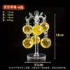 Artesanías de Árbol de Manzana de Cristal de Stock Listo del Fabricante, Regalos de Inauguración de Casa, Decoraciones para el Hogar, Adornos para Mejorar la Fortuna, Árbol Auspicioso de Cristal