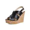 Comércio Exterior Transfronteiriço Tamanho Grande Sapatos Femininos 34-43 Verão Plataforma D'água Sandálias Anabela Sapatos Femininos de Boate 8806