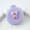 Peine Suave de Cojín de Aire de Dibujos Animados Lindo Peine Plegable para el Cabello con Espejo Todo en Uno Mini Portátil para Niñas Peine de Bolsa de Aire Peine Masajeador