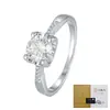 Anel Cabeça de Touro Cravejado com Moissanite Europeu e Americano Venda Quente Transfronteiriça Prata Esterlina S925 Joias de Luxo Leve Alta Qualidade Fábrica Atacado