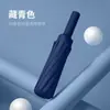 Sombrilla de 60 varillas 70% de descuento, sombrilla automática completa con recubrimiento negro para protección solar y resistencia al viento, sombrilla publicitaria y de negocios al por mayor, personalización