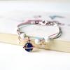 Pulsera de estudiante de dibujos animados con diseño de chica coreana con aceite dulce, pulsera de personalidad sencilla para mujer, regalo para la mejor amiga, joyería