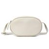 Bolso bandolera de piel de vaca de capa superior para mujer, moderno, versátil, bolso de hombro, nuevo, para ir al trabajo, gran capacidad, simple, nicho, ovalado