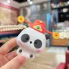 Chaveiro Gato da Sorte 2026 Divertido Alívio do Estresse Boneco Panda Máquina de Vendas Presente Pingente para Bolsa de Casal
