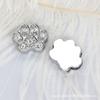 Uma Cor de Osso de Diamante Flor de Diamante Coroa de Amor Usar Pulseira de Personalidade DIY Coleira Strass Pegada Acessórios
